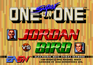 Jordan vs Bird Super One-On-One screenshot 3 for Sega Genesis